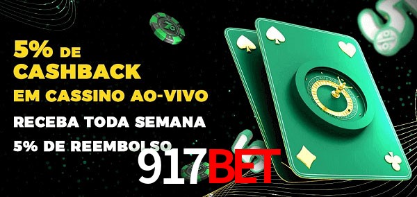 Promoções do cassino ao Vivo 917BET